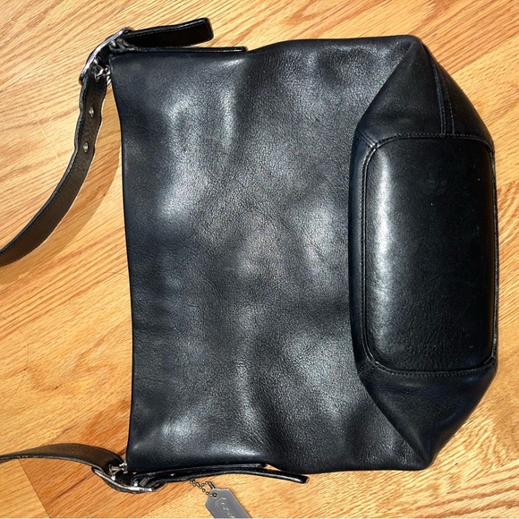 Coach black leather vintage bag - Picture 4 of 5